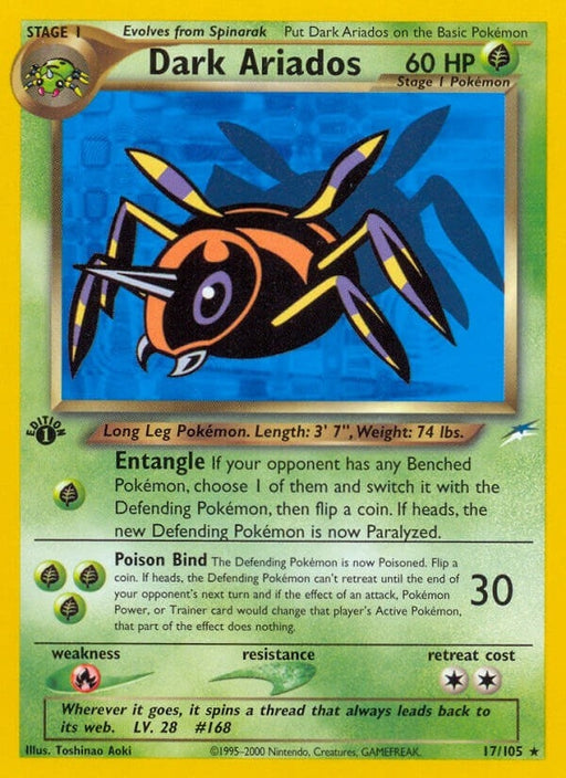 Image for Dark Ariados (017/105) (1st Edition) [Neo Destiny] - Pokemon