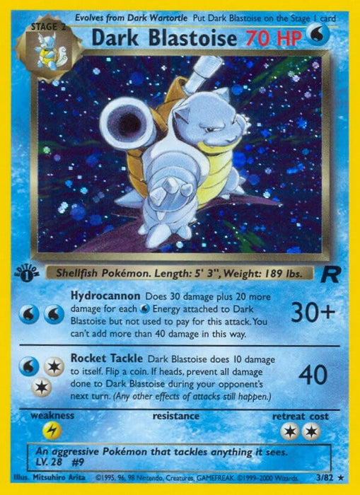 Image for Dark Blastoise (3) (03/82) (Unlimited Holofoil) [Team Rocket] - Pokemon