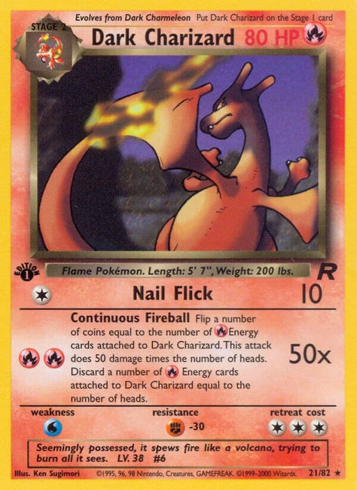 Image for Dark Charizard (21) (21/82) (Unlimited) [Team Rocket] - Pokemon