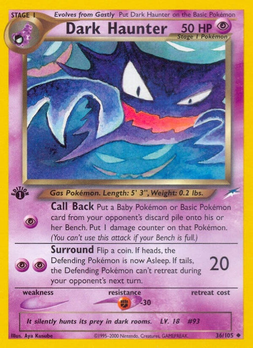 Image for Dark Haunter (036/105) (Unlimited) [Neo Destiny] - Pokemon