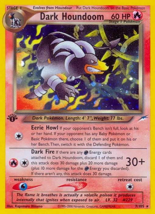 Image for Dark Houndoom (007/105) (Unlimited Holofoil) [Neo Destiny] - Pokemon