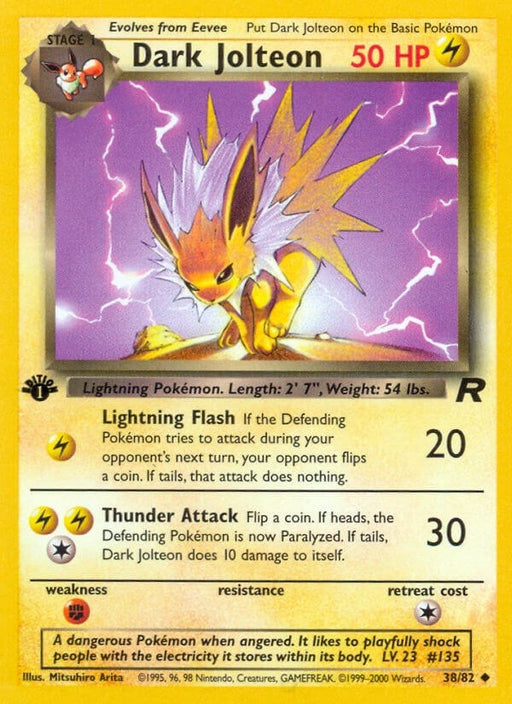 Image for Dark Jolteon (38/82) (Unlimited) [Team Rocket] - Pokemon