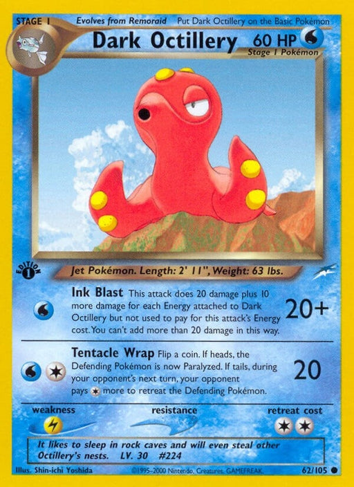 Image for Dark Octillery (062/105) (1st Edition) [Neo Destiny] - Pokemon