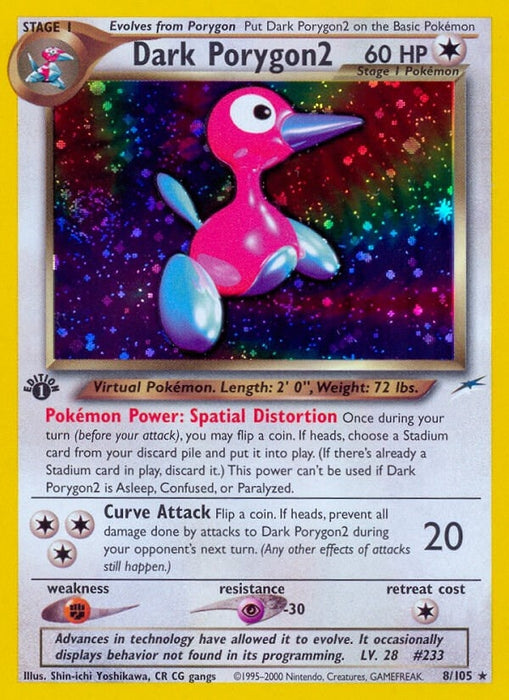 Image for Dark Porygon2 (008/105) (Unlimited Holofoil) [Neo Destiny] - Pokemon