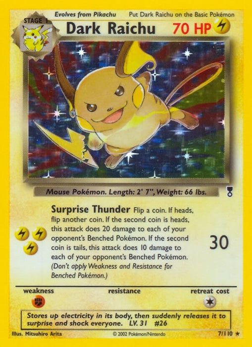 Image for Dark Raichu (007/110) (Holofoil) [Legendary Collection] - Pokemon