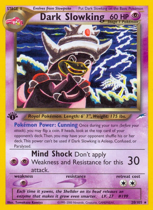Image for Dark Slowking (020/105) (1st Edition) [Neo Destiny] - Pokemon