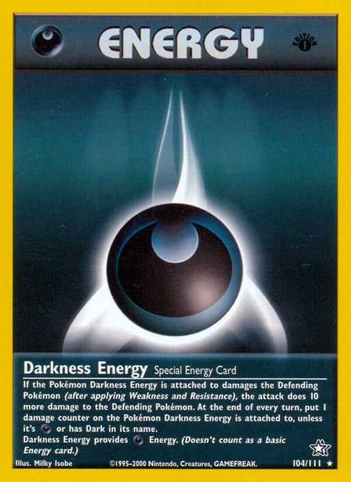 Image for Darkness Energy (104/111) (1st Edition) [Neo Genesis] - Pokemon