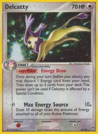 Delcatty (8/108) (Stamped) [EX: Power Keepers]