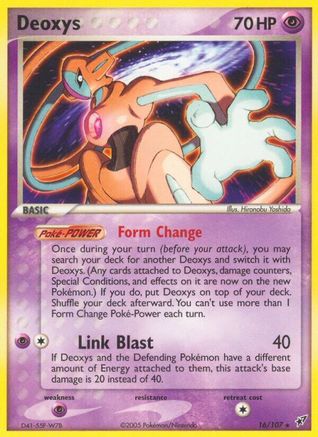 Deoxys (16/107) (Stamped) [EX: Deoxys]