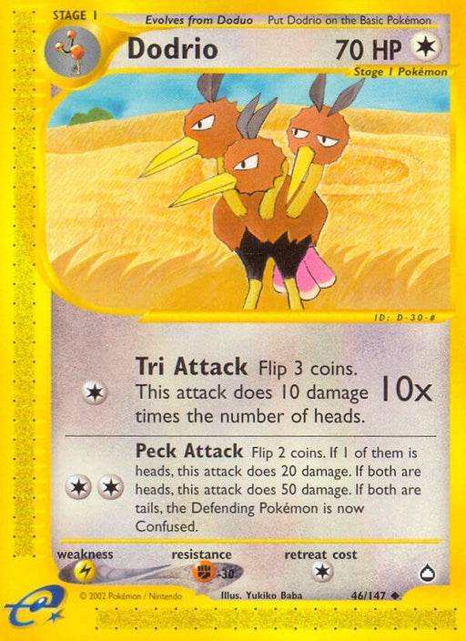 Image for Dodrio (046/147) [Aquapolis] - Pokemon