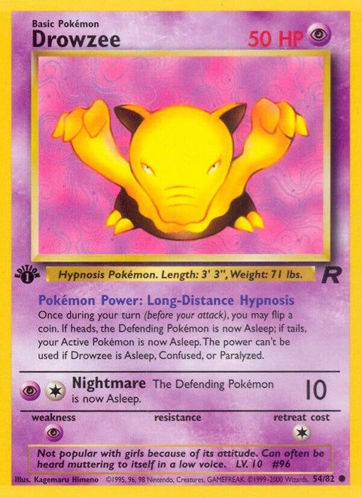 Image for Drowzee (54/82) (Unlimited) [Team Rocket] - Pokemon