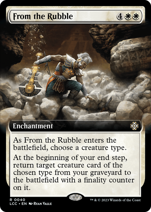 From the Rubble (Extended Art) [LCC-040] - The Lost Caverns of Ixalan Commander