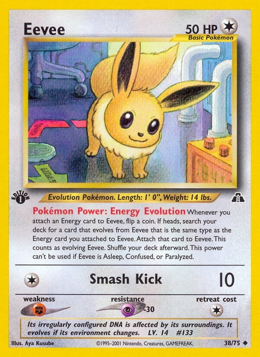 Image for Eevee (38/75) (1st Edition) [Neo Discovery] - Pokemon