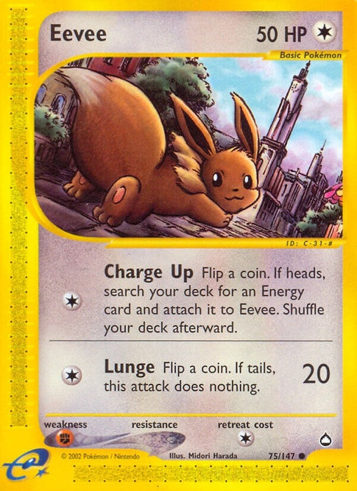 Image for Eevee (075/147) (Reverse Holofoil) [Aquapolis] - Pokemon
