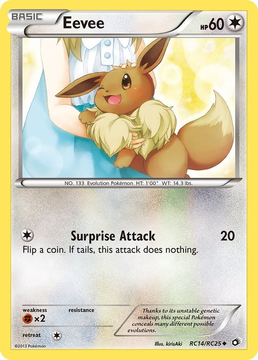 Image for Eevee (RC14/RC25) (Holofoil) [Legendary Treasures: Radiant Collection] - Pokemon