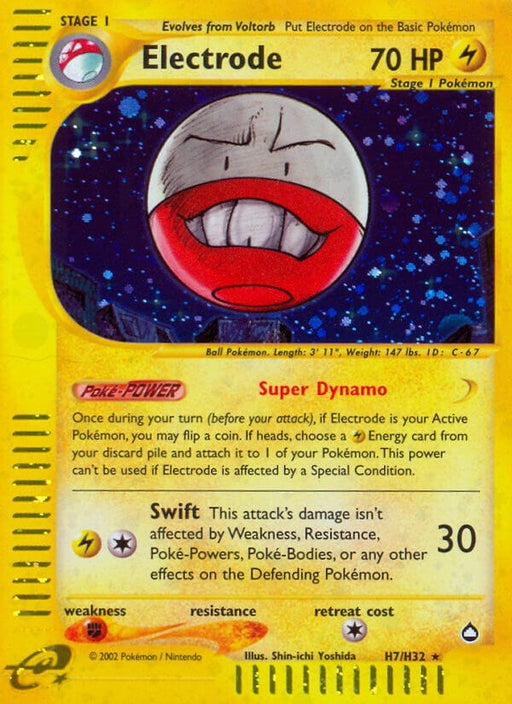 Image for Electrode (H7) (H07/H32) (Holofoil) [Aquapolis] - Pokemon