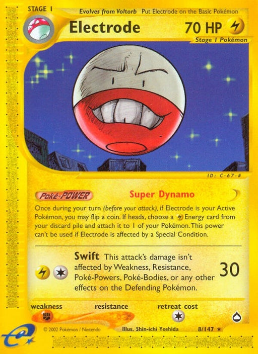 Image for Electrode (008/147) (Reverse Holofoil) [Aquapolis] - Pokemon