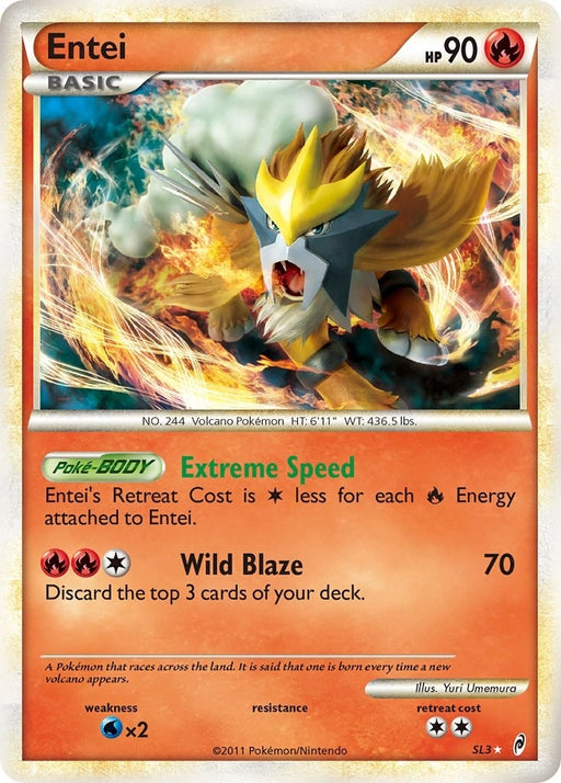 Image for Entei (Shiny) (SL3) (Holofoil) [Call of Legends] - Pokemon