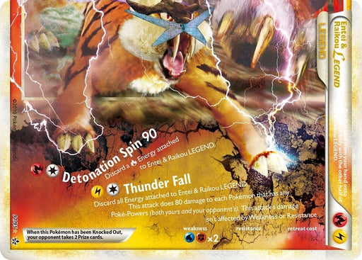 Image for Entei & Raikou Legend (bottom) (91/95) (Holofoil) [Unleashed] - Pokemon