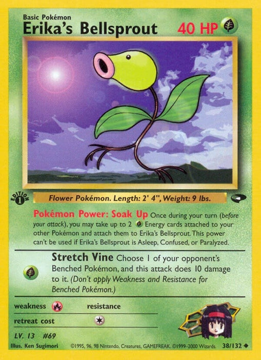 Image for Erika's Bellsprout (038/132) (Unlimited) [Gym Challenge] - Pokemon
