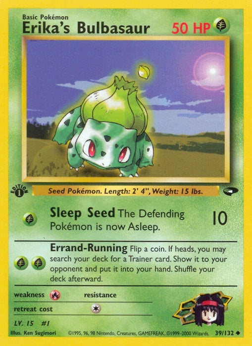 Image for Erika's Bulbasaur (039/132) (1st Edition) [Gym Challenge] - Pokemon