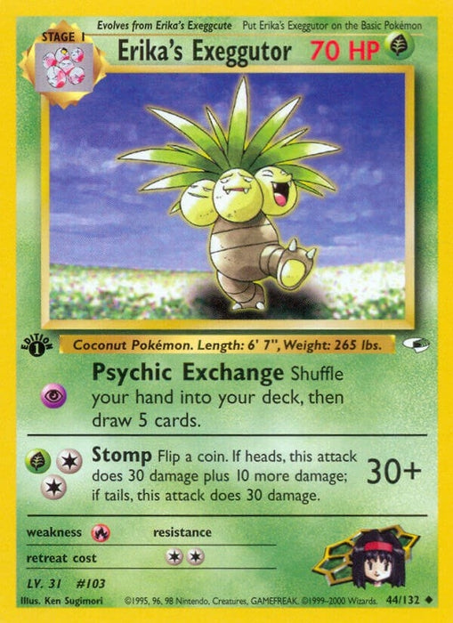 Image for Erika's Exeggutor (044/132) (Unlimited) [Gym Heroes] - Pokemon
