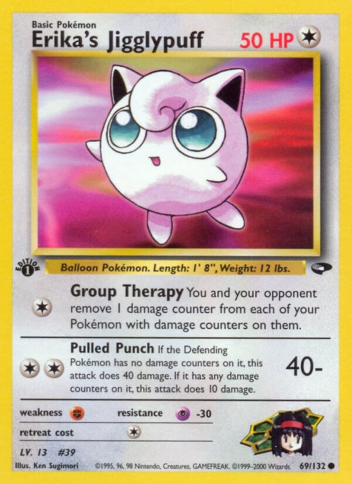 Image for Erika's Jigglypuff (069/132) (Unlimited) [Gym Challenge] - Pokemon