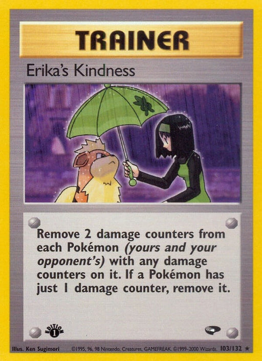 Image for Erika's Kindness (103/132) (Unlimited) [Gym Challenge] - Pokemon