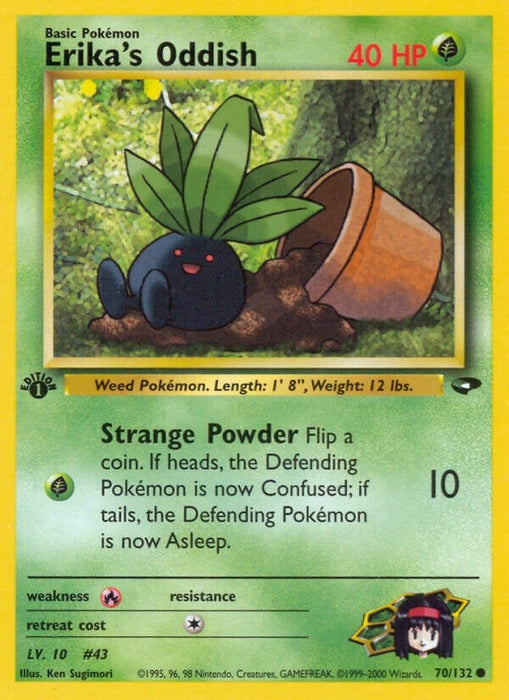 Image for Erika's Oddish (070/132) (Unlimited) [Gym Challenge] - Pokemon