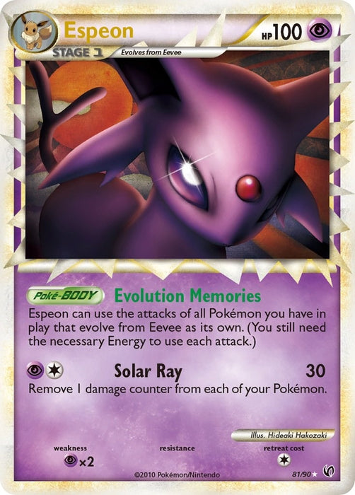 Image for Espeon (Prime) (81/90) (Holofoil) [Undaunted] - Pokemon