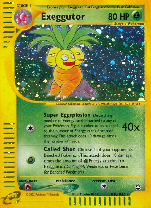 Image for Exeggutor (H10) (H10/H32) (Holofoil) [Aquapolis] - Pokemon