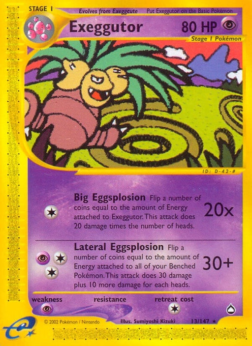 Image for Exeggutor (13) (013/147) [Aquapolis] - Pokemon