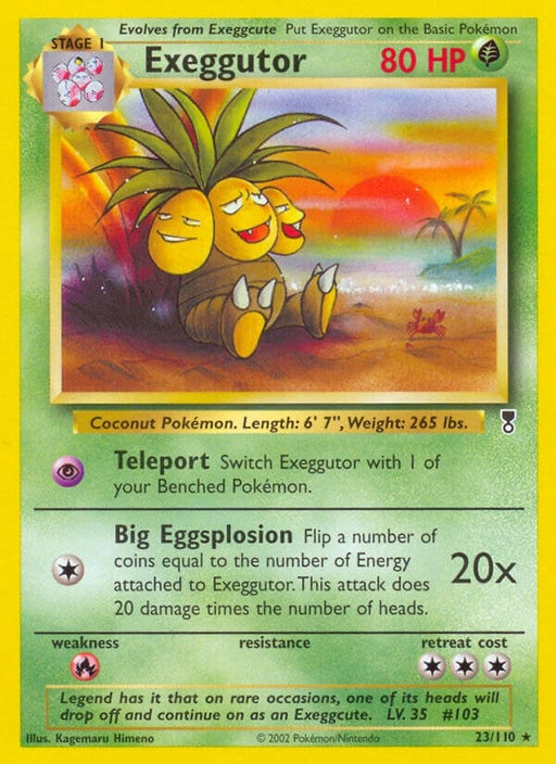 Image for Exeggutor (023/110) (Reverse Holofoil) [Legendary Collection] - Pokemon