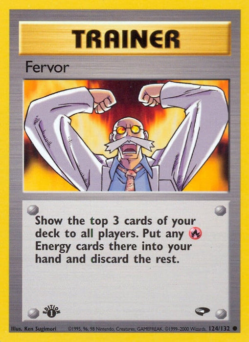 Image for Fervor (124/132) (1st Edition) [Gym Challenge] - Pokemon