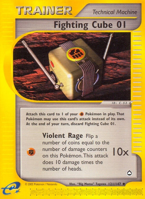 Image for Fighting Cube 01 (121/147) [Aquapolis] - Pokemon
