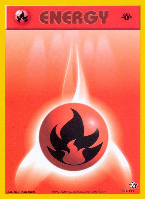 Image for Fire Energy (107/111) (1st Edition) [Neo Genesis] - Pokemon