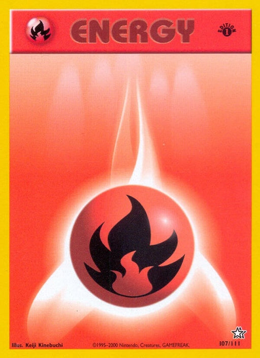 Image for Fire Energy (107/111) (Unlimited) [Neo Genesis] - Pokemon