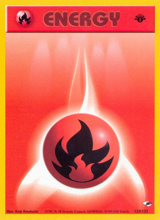 Image for Fire Energy (128/132) (1st Edition) [Gym Heroes] - Pokemon