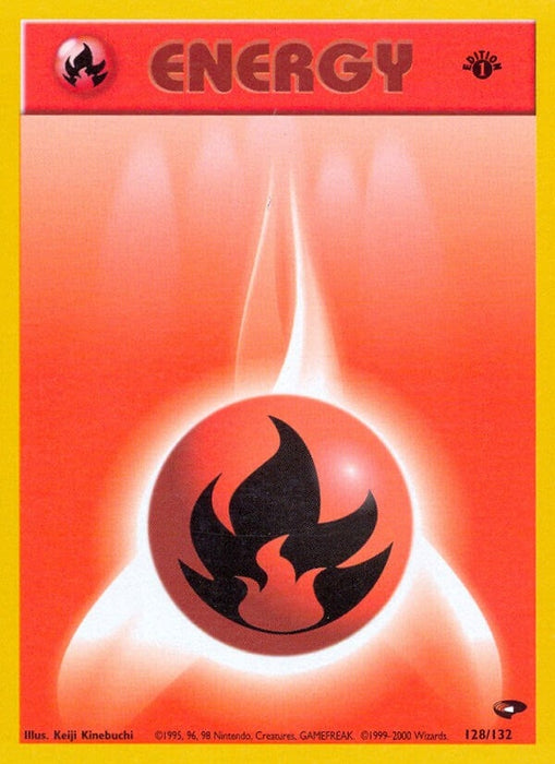 Image for Fire Energy (128/132) (1st Edition) [Gym Challenge] - Pokemon