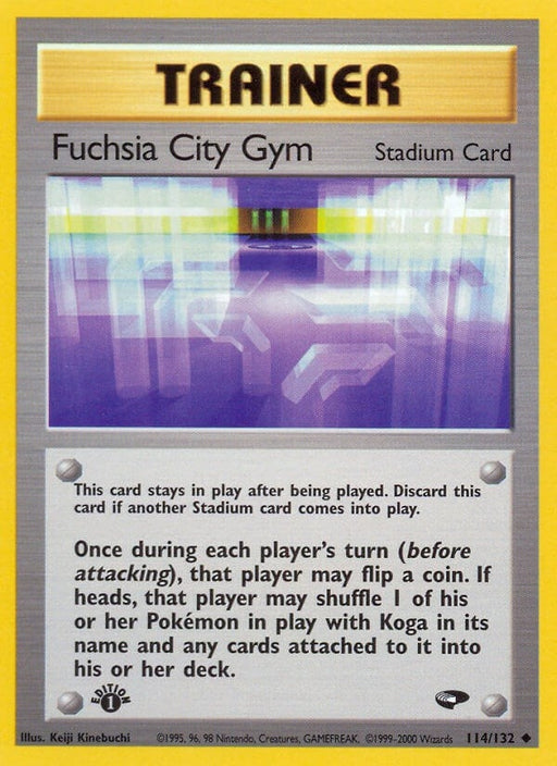 Image for Fuchsia City Gym (114/132) (Unlimited) [Gym Challenge] - Pokemon
