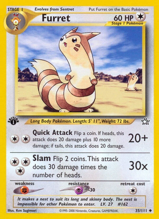 Image for Furret (035/111) (Unlimited) [Neo Genesis] - Pokemon