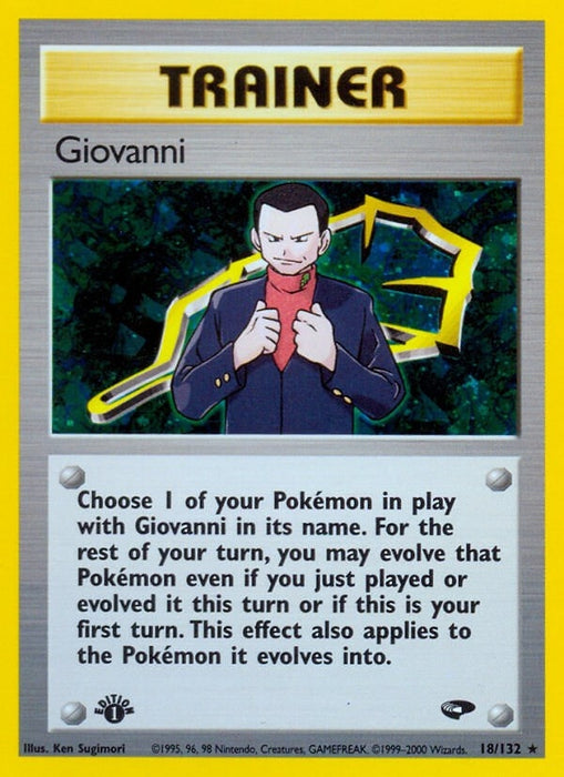 Image for Giovanni (18) (018/132) (1st Edition Holofoil) [Gym Challenge] - Pokemon