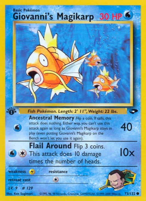 Image for Giovanni's Magikarp (073/132) (Unlimited) [Gym Challenge] - Pokemon
