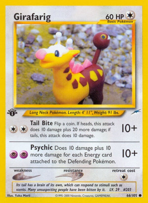 Image for Girafarig (066/105) (Unlimited) [Neo Destiny] - Pokemon