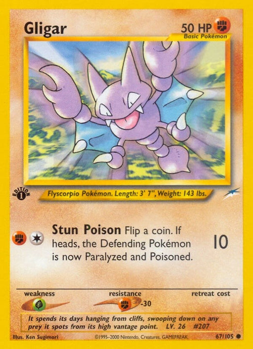 Image for Gligar (067/105) (1st Edition) [Neo Destiny] - Pokemon