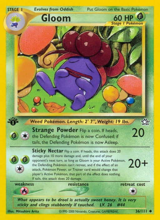 Image for Gloom (036/111) (1st Edition) [Neo Genesis] - Pokemon