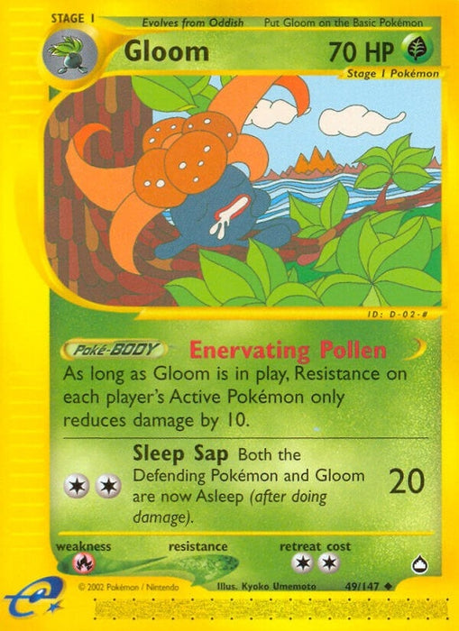 Image for Gloom (049/147) [Aquapolis] - Pokemon