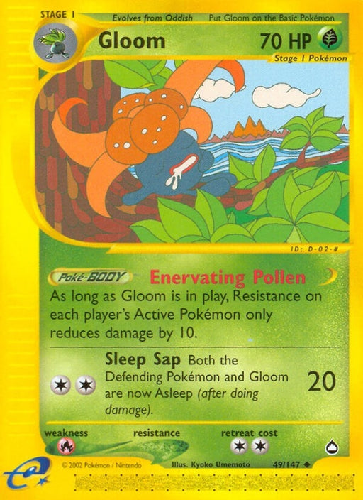 Image for Gloom (049/147) (Reverse Holofoil) [Aquapolis] - Pokemon