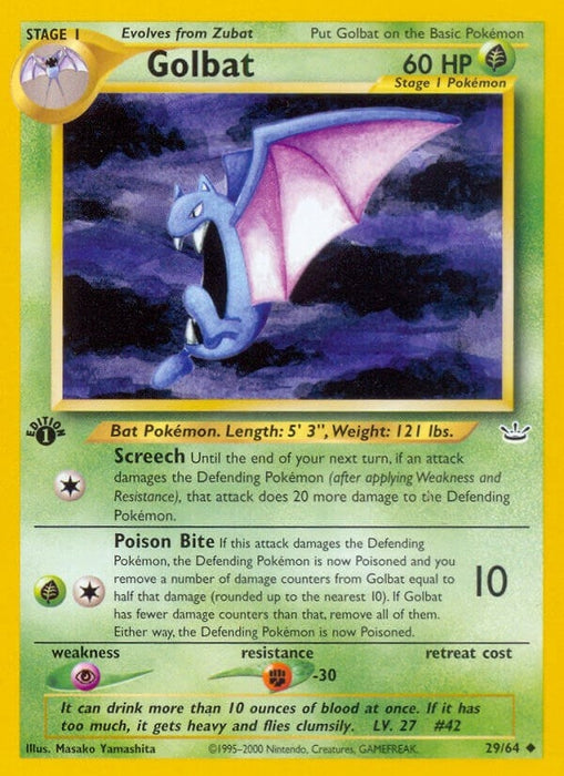 Image for Golbat (29/64) (Unlimited) [Neo Revelation] - Pokemon