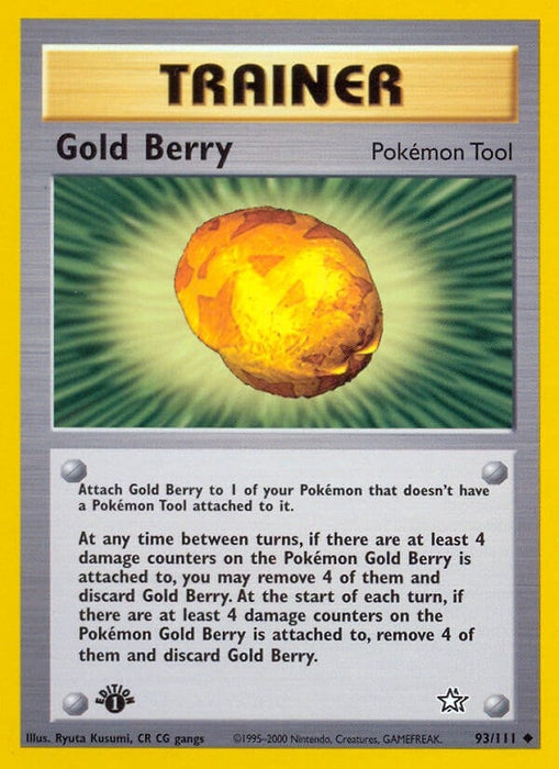 Image for Gold Berry (093/111) (Unlimited) [Neo Genesis] - Pokemon